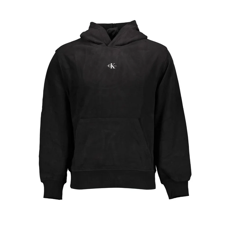 Calvin Klein Black Cotton Men's Hoodie XXL