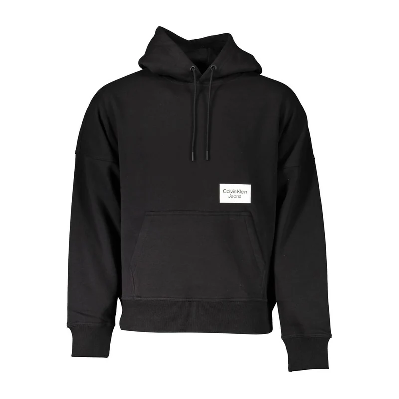Calvin Klein Black Cotton Men Sweatshirt XXL