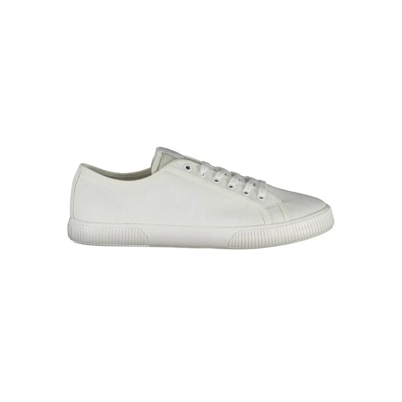 Calvin Klein White Cotton Men's Sneaker EU45/US12