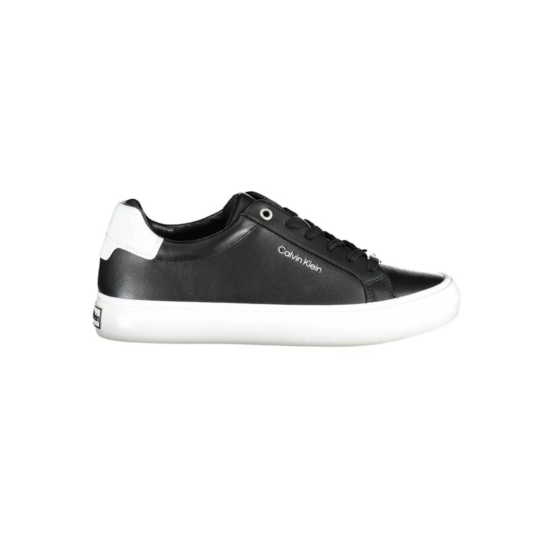 Calvin Klein Black Leather Women Sneaker EU40/US10