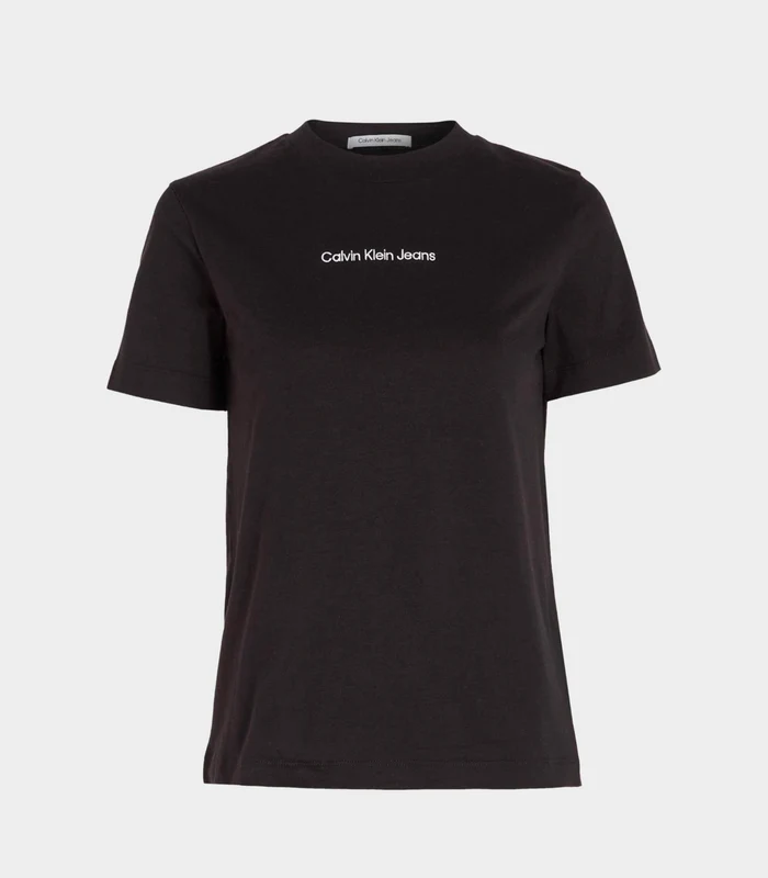 Calvin Klein Jeans - Women's Institutional Regular Fit Tshirt Black / XS