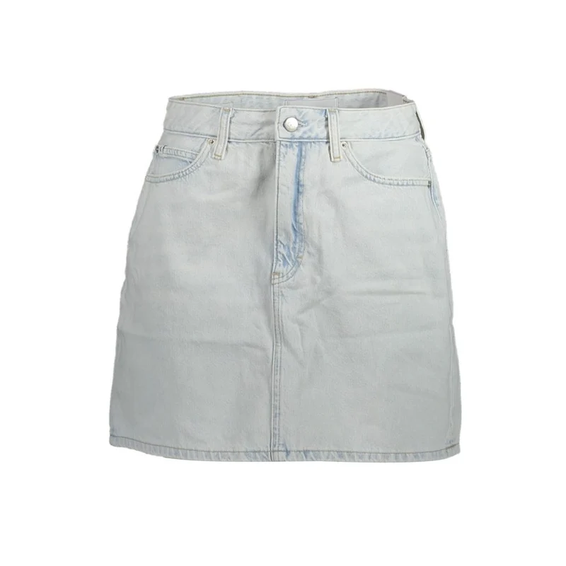 Calvin Klein Azzurro Cotton Women Skirt W25