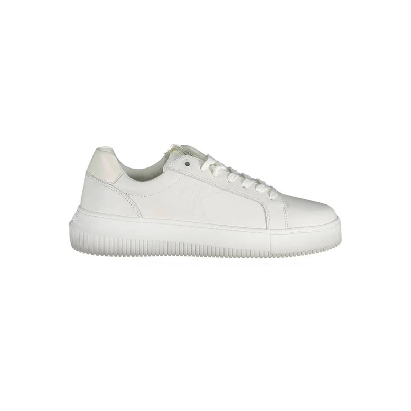 Calvin Klein Bianco Leather Women Sneaker EU40/US10
