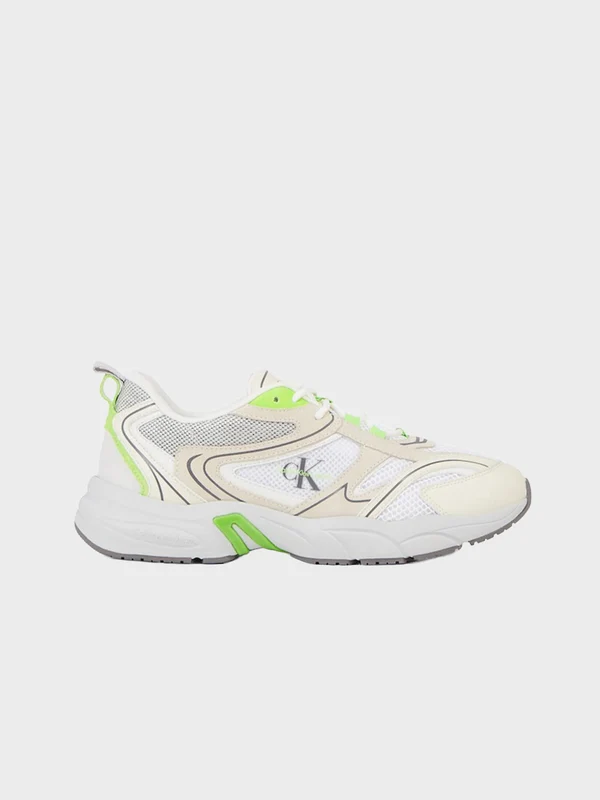 Calvin Klein Jeans - Men's Retro Tennis Trainers Bright White / 43