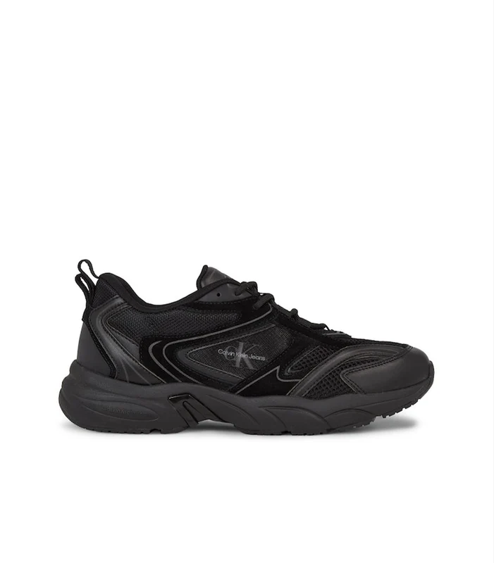 Calvin Klein Jeans - Men's Retro Tennis Trainers Triple Black / 46