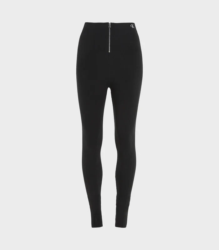 Calvin Klein Jeans - Women's Tight Zipper Sweater Pants Black / L
