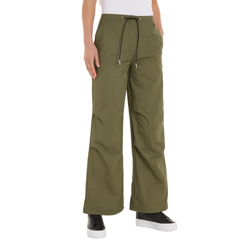 Pantalone Donna Calvin Klein Woven Parachute Khaki L