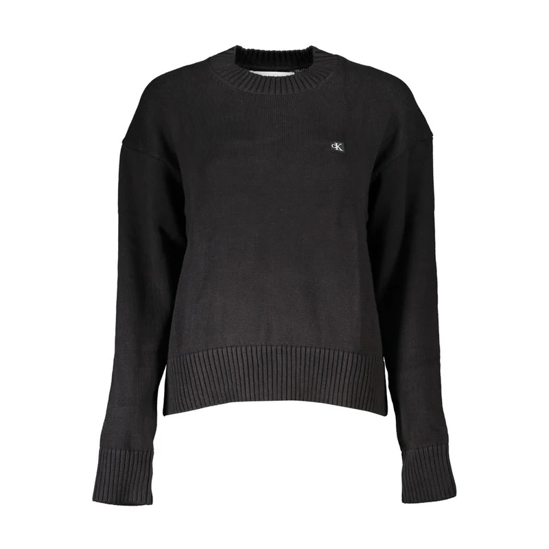 Calvin Klein Black Cotton Women's Sweater XL