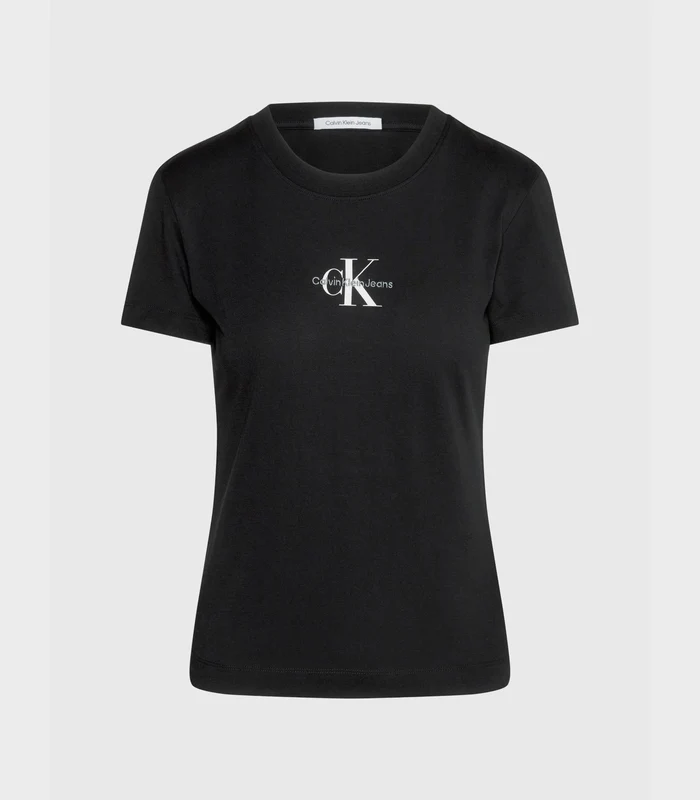 Calvin Klein Jeans - Monologo Slim T - Shirt Black / XS