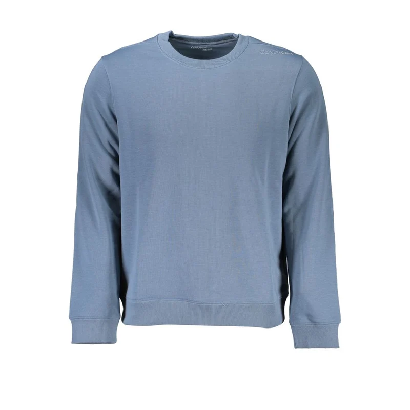 Calvin Klein Blue Polyester Men Sweatshirt XXL