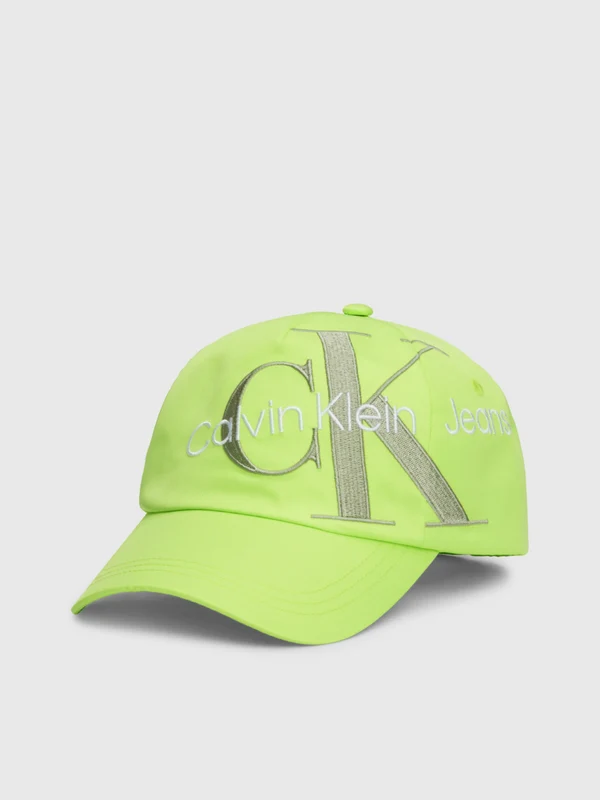 Calvin Klein Jeans - Children's Canvas Monogram Cap Sharp Green / L/XL