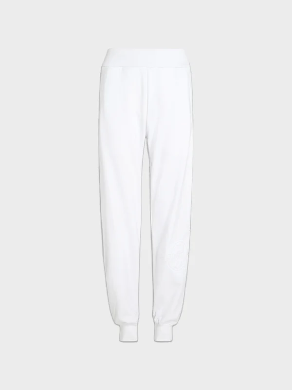 Calvin Klein Jeans - Women's Premium Monologo Jog Pants White / M