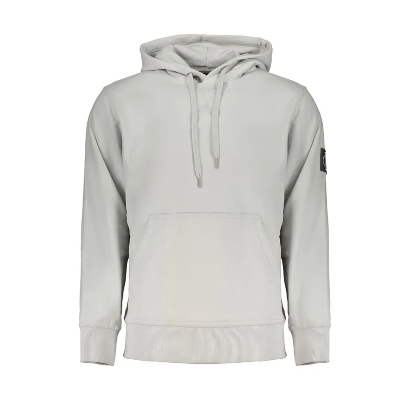 Calvin Klein Grigio Cotton Men's Sweatshirt XXL