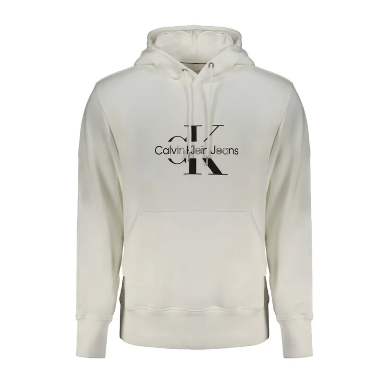 Calvin Klein White Cotton Men Sweater XL