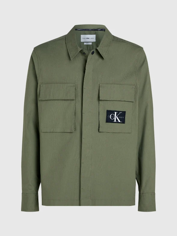 Calvin Klein Jeans - Utility Overshirt Khaki Brown / XL