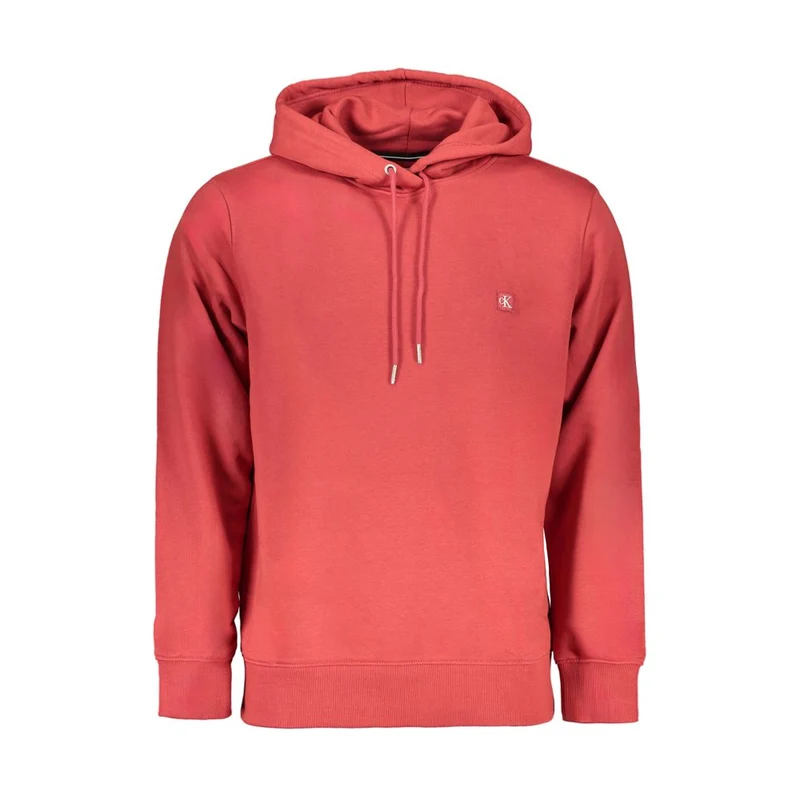 Calvin Klein Red Cotton Men Sweatshirt XXL