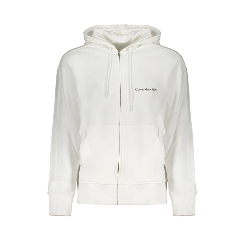 Calvin Klein White Cotton Men's Sweatshirt XXL