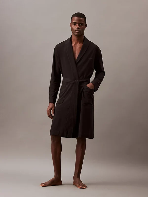 Calvin Klein INTENSE POWER Mens Robe Black Small/Medium