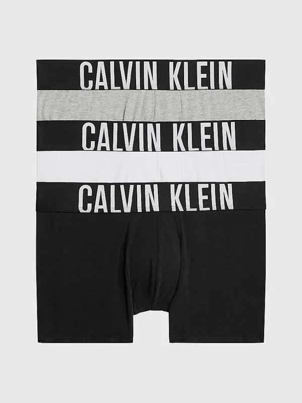 Calvin Klein - Men's Pack Of 3 Trunks Black/White/Grey / L