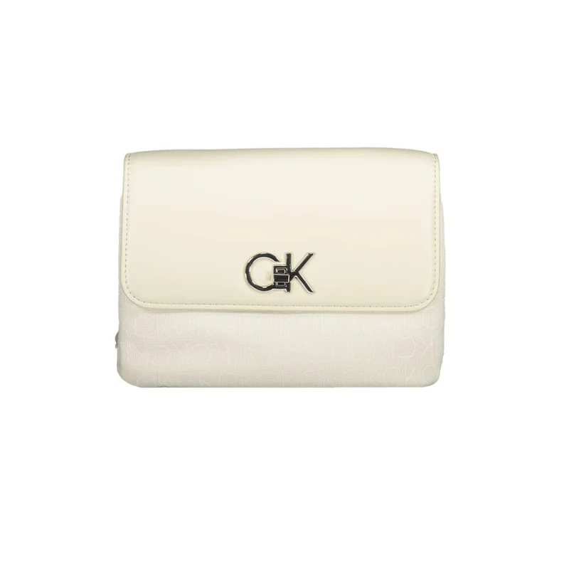 Calvin Klein Beige Polyester Women Handbag