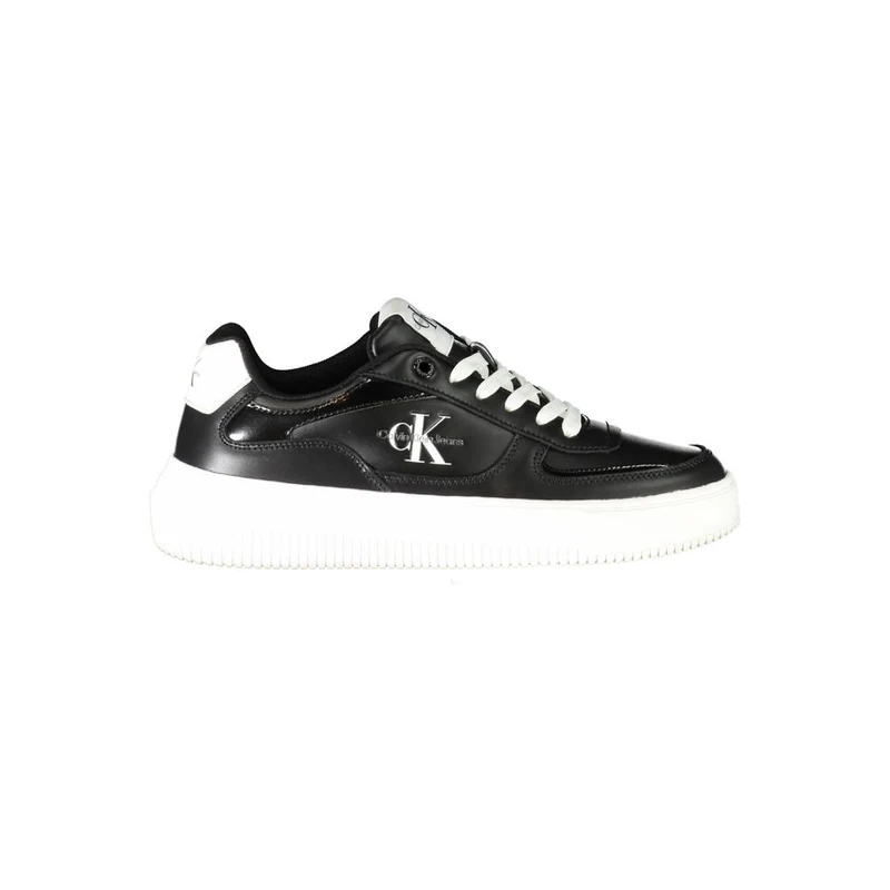 Calvin Klein Black Polyurethane Women Sneaker EU40/US10