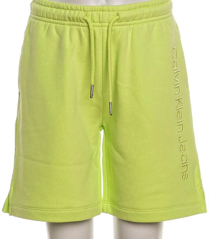 Calvin Klein Jeans - Boys' Logo Terry Jogger Shorts Sharp Green / 8