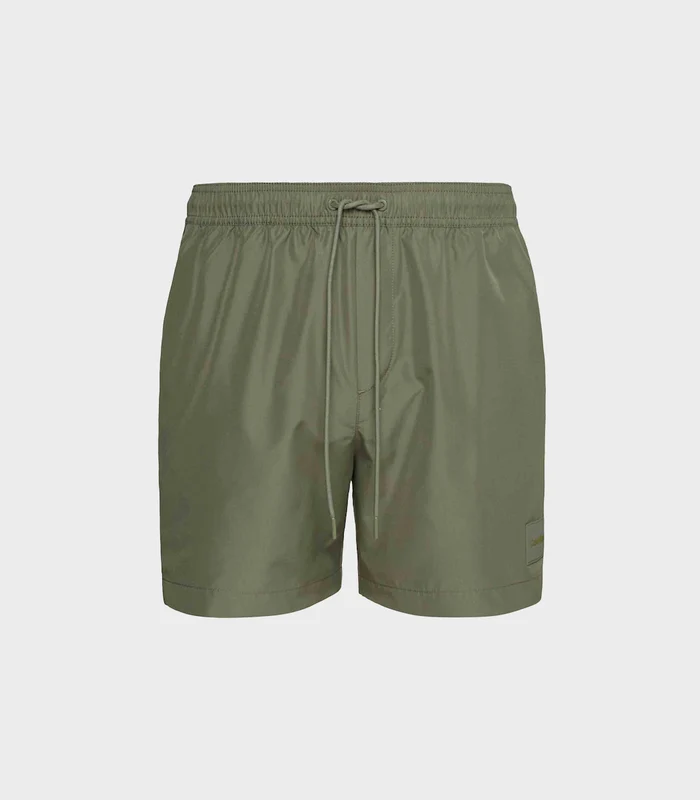 Calvin Klein - Steel Medium Drawstring Swim Shorts Battle Green / XXL