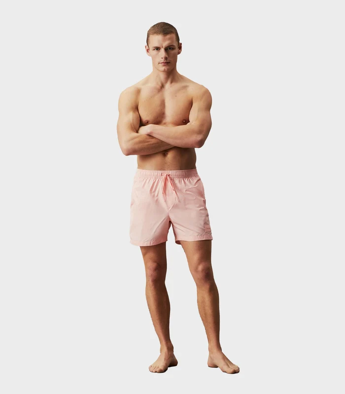 Calvin Klein - Steel Medium Drawstring Swim Shorts Pink / XXL