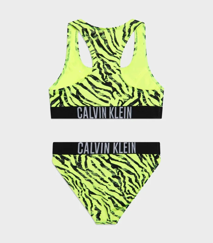 Calvin Klein Jeans - Girls Bralette Bikini Set Nylon Two pieces Lime Green / 14-16