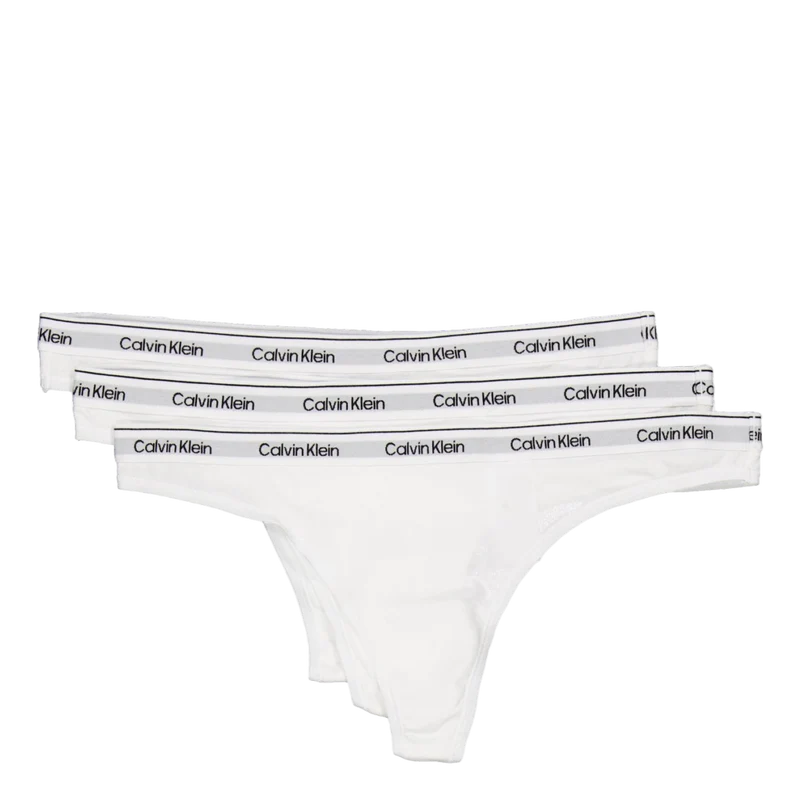 Thong 3pk White XS