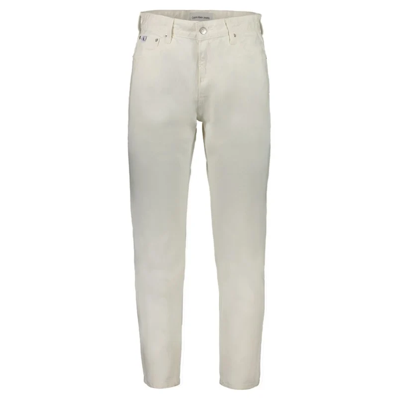 Calvin Klein White Cotton Men Jeans W29