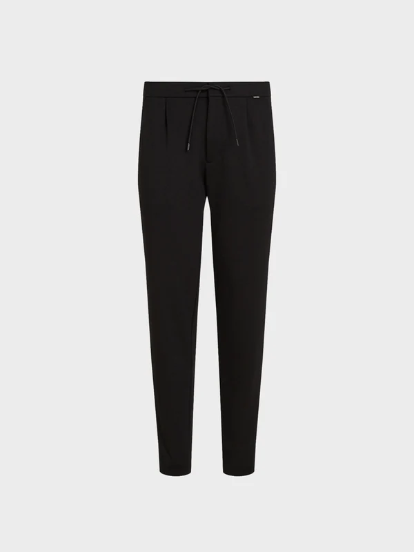 Calvin Klein - Men's Comfort Knit Tapered Pleat Pants Black / 30