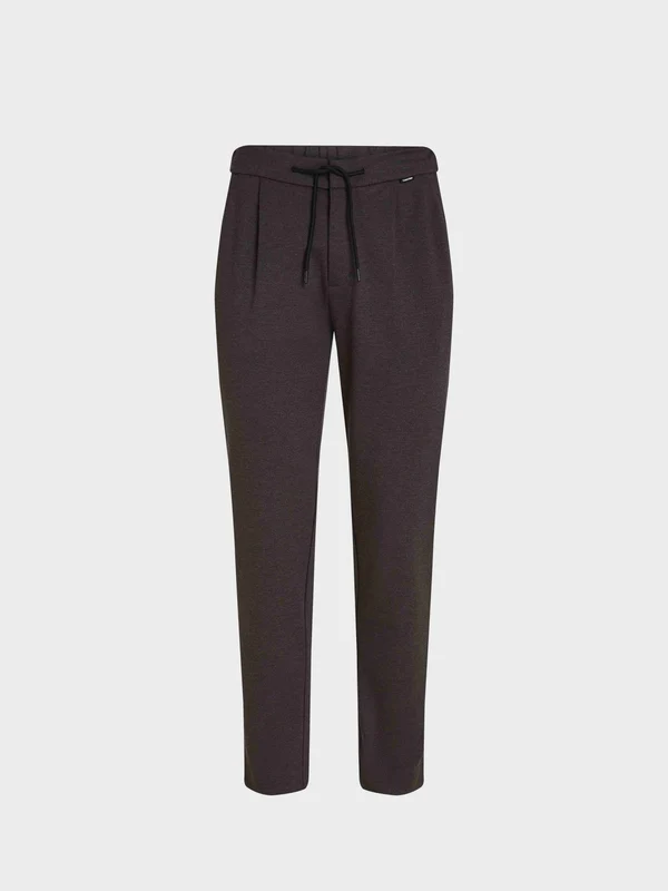 Calvin Klein - Men's Comfort Knit Tapered Pleat Pants Dark Grey / 40