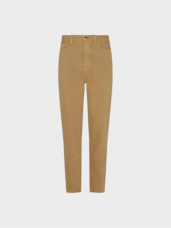 Tommy Hilfiger - Women's Relaxed Tapered Washed Jeans Classic Khaki / 30