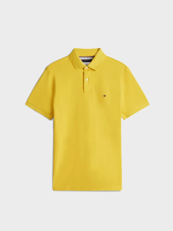 Tommy Hilfiger - Men's Collection Regular Fit Polo T-Shirt Yellow / S