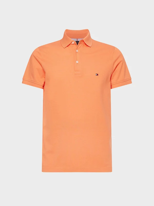 Tommy Hilfiger - Men's Slim Fit Polo T- Shirt Orange / XL