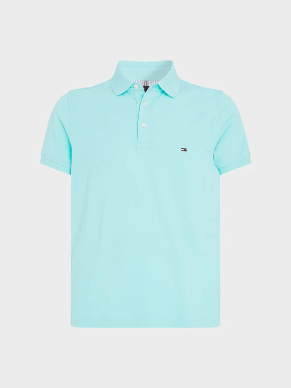 Tommy Hilfiger - Men's Slim Fit Polo T- Shirt Turquoise / S