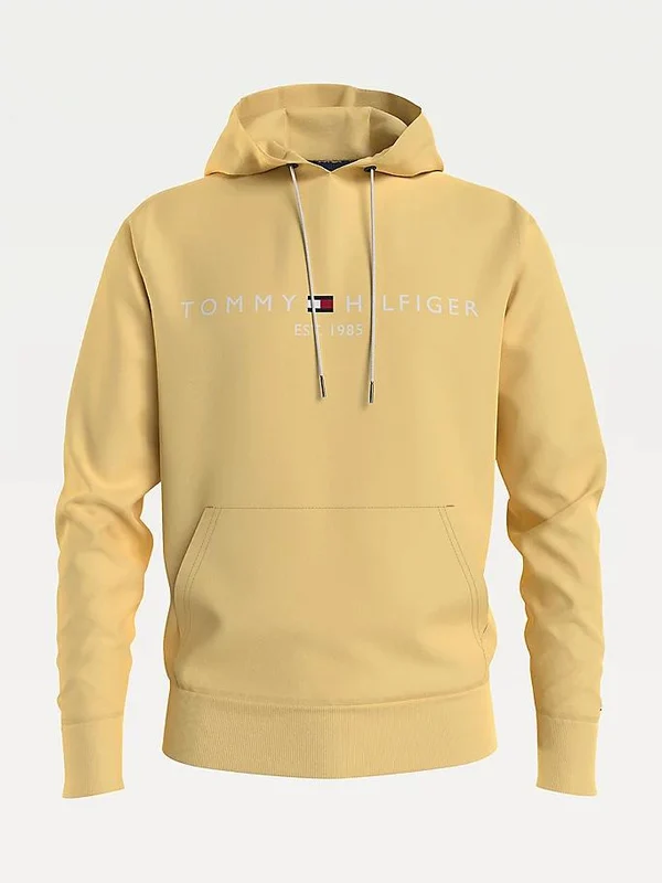 Tommy Hilfiger – Contrast Drawstring Logo Embroidery Hoody Regular Fit Medium Yellow / XXL