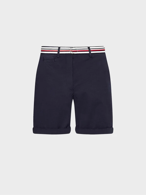 Tommy Hilfiger - Women's High Waisted Chino Short Desert Sky / 42