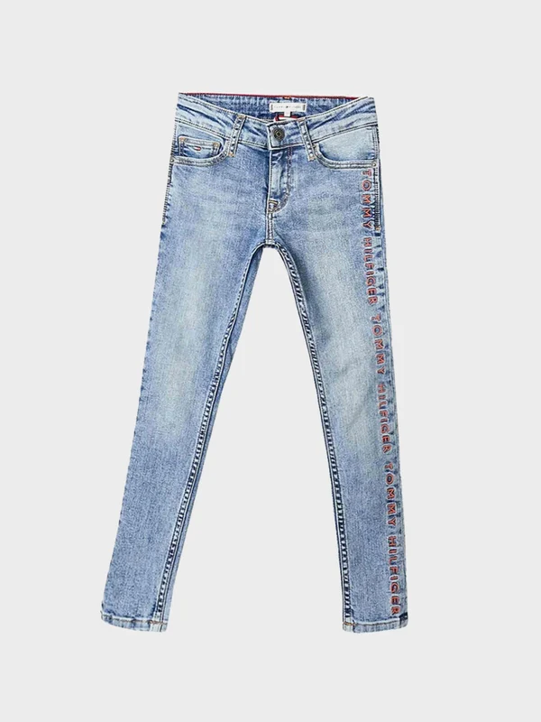 Tommy Hilfiger - Girls' Nora Skinny Jeans Denim / 8