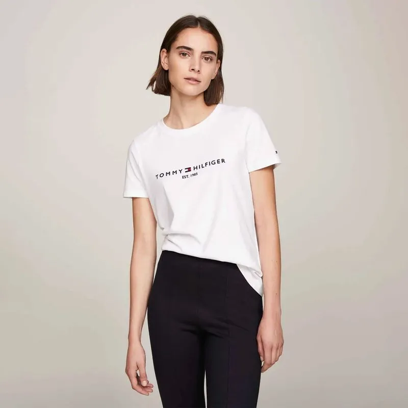 Camiseta Tommy Hilfiger Feminina M / Branco