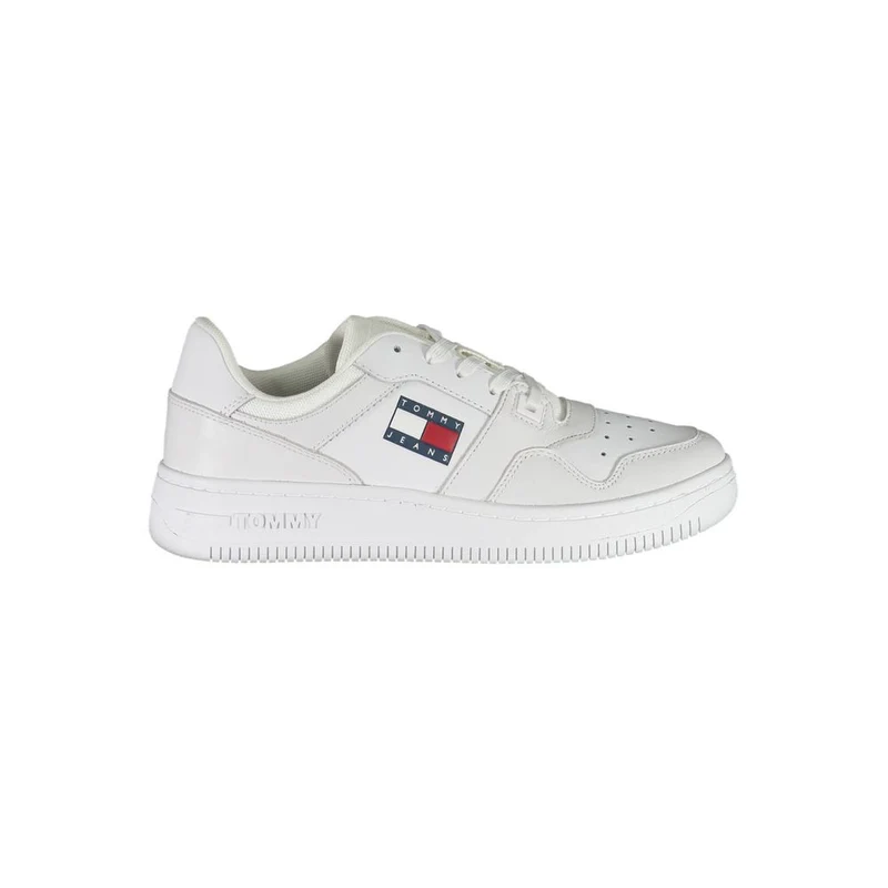 Tommy Hilfiger White Polyester Women's Sneaker EU39/US9