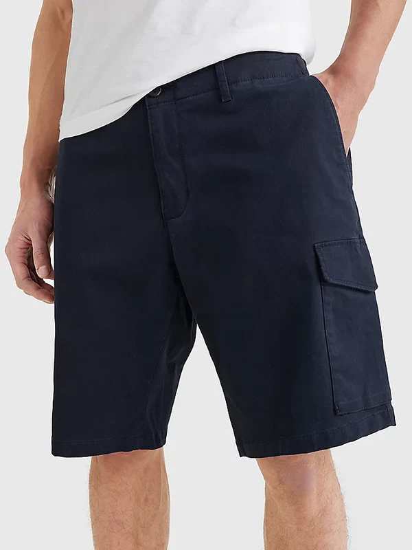 Tommy Hilfiger - Men's 1985 Essential Harlem Relaxed Cargo Shorts Desert Sky / 40
