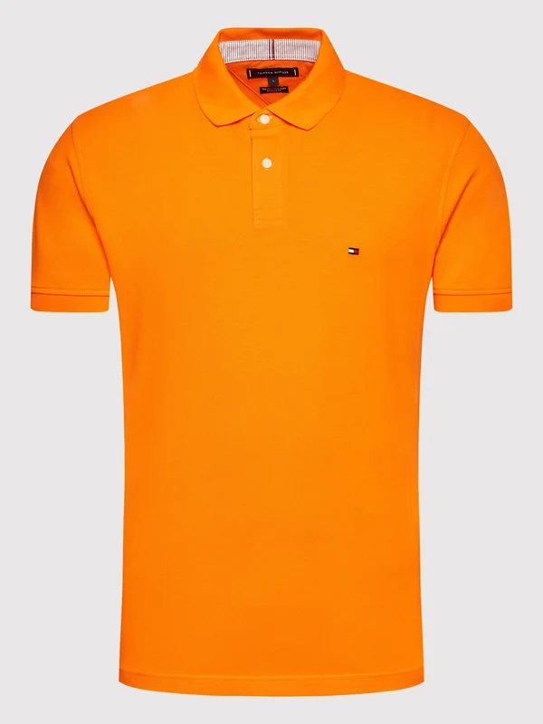 Tommy Hilfiger - Men's Collection Regular Fit Polo T-Shirt Orange / S