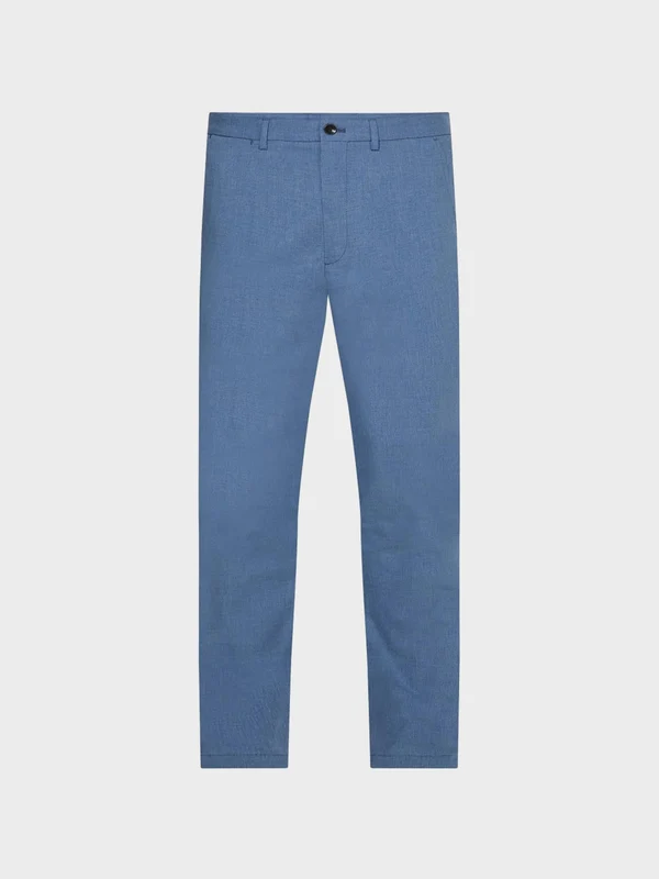 Tommy Hilfiger - Men's Bleecker Wool Look Slim Fit Trousers Dusty Blue / 33