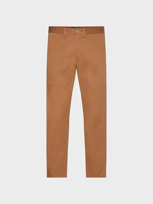 Tommy Hilfiger - Men's Relaxed Fit Trousers Brown / 30