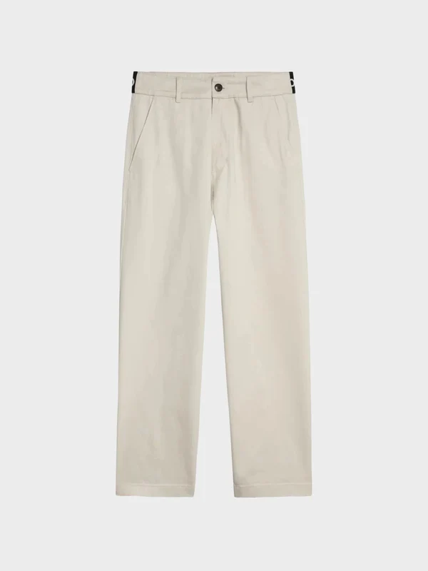 Tommy Hilfiger Jeans - Women's Chino Pants Regular Fit Wide Leg Beige / 31