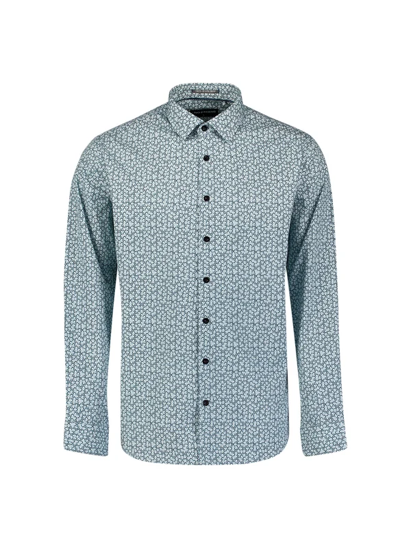 Langarmhemd - Stretch XL / Blau / Hemden