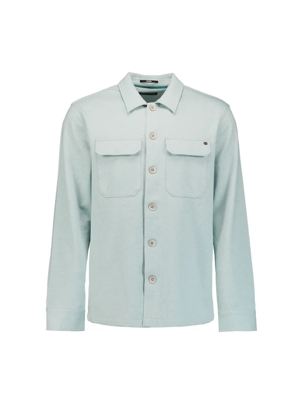 Overshirt - Melange XXL / Blau / Hemden