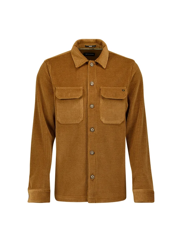 Overshirt - Stretchcord S / Braun / Hemden